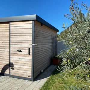 sivenje lesene vrtne hiske