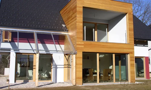 Lesena fasada &Scaron;kofja Loka